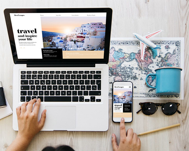 sito web per agenzia viaggi e tour operator con booking engine